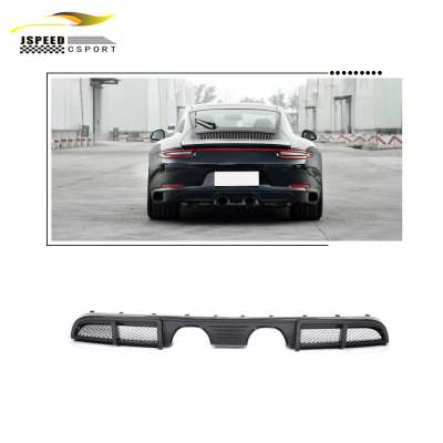 Real Carbon Fiber Rear Bumper Diffuser for Porsche 911 Carrera 2018-2019