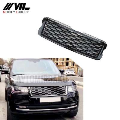 ABS Front Grill Grille Top Quality 1 Set Car Styling 2013-2017 to 2018 Front Mesh Grill Black Silver for Range Rover