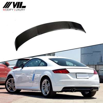 for Audi TT TTS  TTRS Carbon Fiber Rear Trunk Spoiler Coupe 2-Door 2015-2019