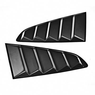 FRP Side Window Scoop Louver Shield for Ford Mustang Coupe Convertible 2015-2017